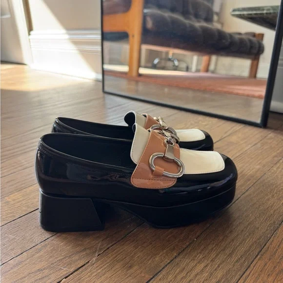 Jeffrey Campbell Student Platform Loafers - Picture 1 of 5